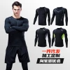 2021 Sportswear Compression  Breathable Gym Clothes Man Sports Joggers  Training Gym Fitness Running short-sleeved T-shirt 4XL