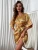 Import 2021 Spring and Autumn home wear Silk printed robe Sexy and comfortable home nightgown for ladies from China