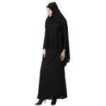 2021 wholesale Muslim clothing  long Khimar with sleeves two sets with skirts