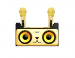 20W Bass Sound Family SD305 KTV 2-in-1 Portable Karaoke Wireless Speaker With Dual Microphone, Owl Speaker