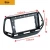 Import 2/1DIN Car CD DVD Frame Audio Fitting Adaptor Dash Trim Facia Panel 10.1inch For JEEP COMPASS18 19 Double Din Radio Player from China