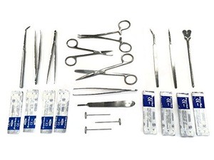 22 Pcs Advanced Dissecting Kit with Scalpel Knife Handle Blades and Stainless Steel Tools Set with Case for Dissection