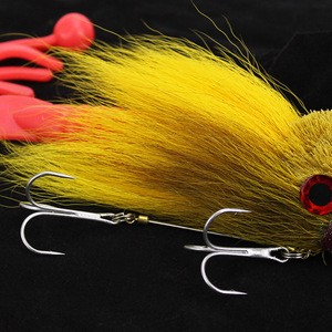 22cm 85g feather soft bait simulating water rat mice fishing lure