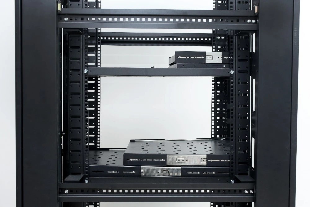 22U/27U/32U/37U/42U/47U 600*600 800*1000 Floor Standing Server Rack 19 27 Inch Network Cabinet With Tempered Glass Door