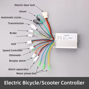 24V 36V 250W 350W Electric Scooter Brushless Hub Motor DC Controller for E-bike Kick Scooter Dirt Bike