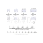 2.54mm JST-XHP 2/3/4/5 Pin Housing and Male Female Pin Header Connector Adapter Plug Set