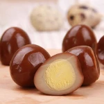3 Flavors quails eggs supplier rural salted snacks food baked eggs