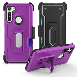 3 in 1 Case Protector Heavy Duty Hard Holster Belt Clip Case for Moto G Fast Cell Phone Cases