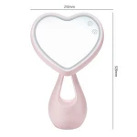 3-In-1 Design Led Table Lamp 360 Degree Adjustment 10X Magnifying Vanity Makeup Mirror With Storage Box