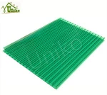 3 layer  polycarbonate sheet roof antique black anti-uv clear pc hollow board made in China