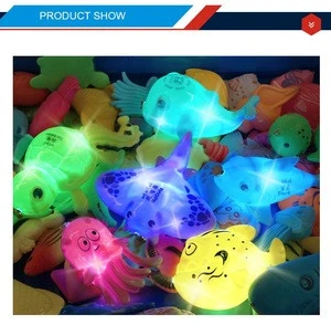 30  pcs flashlight fish electric interaction toy fishing game for kids