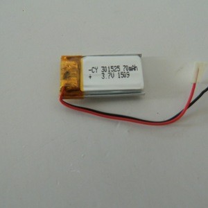301525 Small 3.7v 70mah li ion polymer battery laptop batteries
