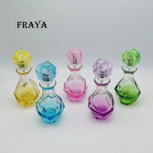 30ml Fancy Colorful Glass Spray Perfume Bottles