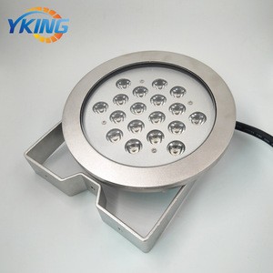 316L Stainless Steel 24V 54W Waterproof IP68 Color Change RGB Outdoor Wall Lamps
