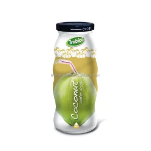 325ml Glass Bottled Coconut Water-VietNam Manufacturer-OEM Fruit Juice-From Trobico Brand