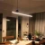 Import 35 INCH Modern Copper linear LED Suspension pendant light from China