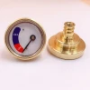 35mm brass materia lpg gas pressure gauge manometer gas pressure gauge for gas device
