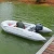 Import 3.6 meter PVC tube aluminum floor inflatable BOAT Inflatable dinghy raft Fishing boat paddle rowing boat with CE from China