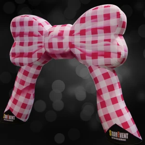 [3D Inflatables Arch] Pink ribbon Arch that wants to give a gift to his girlfriend on Valentines Day