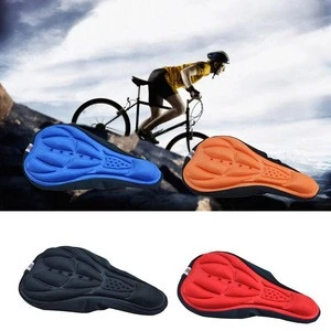 3D Soft Bike Seat Saddle for A Bicycle Cycling Silicone Seat Mat Cushion Seat Cover Saddle Bicycle Bike Accessories