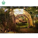 3m 3.6m 4m  dome house geodesic clear dome tent