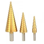 3pcs set Sheet metal tools Drill 4-12/20/32mm Hex Titanium Step Cone Drill Bit Hole Cutter workshop tools car body repair tool