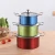 3pcs/set stainless steel cooking cookware set kitchen dialy coloful pots set For soup 16 20 22 cm