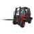 Import 3ton diesel forklift 4*4 rough terrain forklift for sale from China