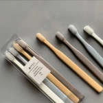 4 pack bamboo toothbrush travel case toothbrush box toothbrush packaging