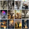 40*50cm DIY Diamond Painting Elephant Animals Diamond Paiting Full Drill Mosaic Wall Painting Canvas Paintings For Home Decor