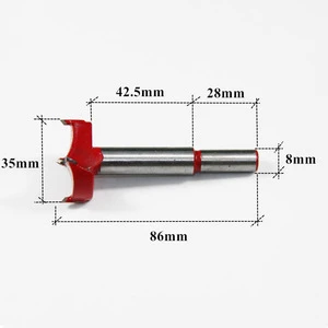 40mm Wood Forstner Drill Bit Hole Saw Cutter Tungsten Carbide Cutting Edges for Woodworking