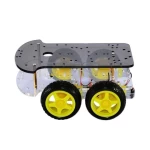 4WD Smart Car Robot Chassis  with 4pcs Gear Motor+4pcs Tire Wheel