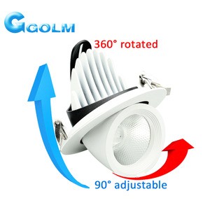 5 inch  LED gimbal led down light 10W COB Adjustable LED Down light 3000K-5000K Recessed downlight