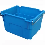 500*325 HDPE good quality stacking plastic crate storage turnover box