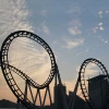 500m Middle Three Rings Thrill Super RollerCoasterAmusement ParkRide