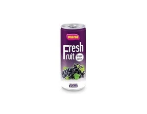 Canned Natural Fresh Grape Juice Drink 500ml