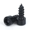 50ZY Free Shipping M2 M2.6 M3 M3.5 M4 Carbon Steel With Black Hexagon Socket Cap Head Self Tapping Screw Model Screw