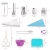 Import 57pcs stainless steel baking tools, cake accessories, cake decorating tips kit set from China
