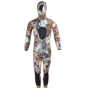 5mm 7mm neoprene two pieces spearfishing fishing waders wetsuit