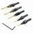 Import 5pcs Power Hand Drill Bit Tools Set Screw hole Size Countersink Drill Bit Set with 1/4 Hex Shank Sets Countersink Drill Bits from China