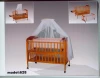 628BC Best Selling Portable The Crib Attached Wooden Baby Bed
