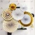 Import 6PCS Set Rose Gold Mall Decoration Hanging Fan Birthday Party Paper Favors from China