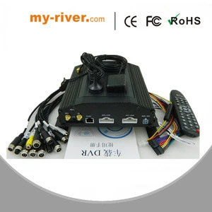 8-CH HDD Car Mobile DVR Vehicle Black Box with A Hard Disk Built-in 4G, GPS,Wifi