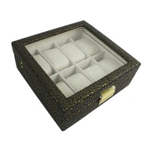 8 Slot Custom Made Fashion Luxury Design Packaging Leather Watch Boxes