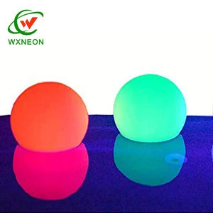 8cm Diameter Ball Shape Green Power Solar LED Pool Lights LED