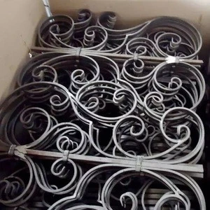 900mm Decorative interior iron railings wrought iron baluster forged iron balusters for stair
