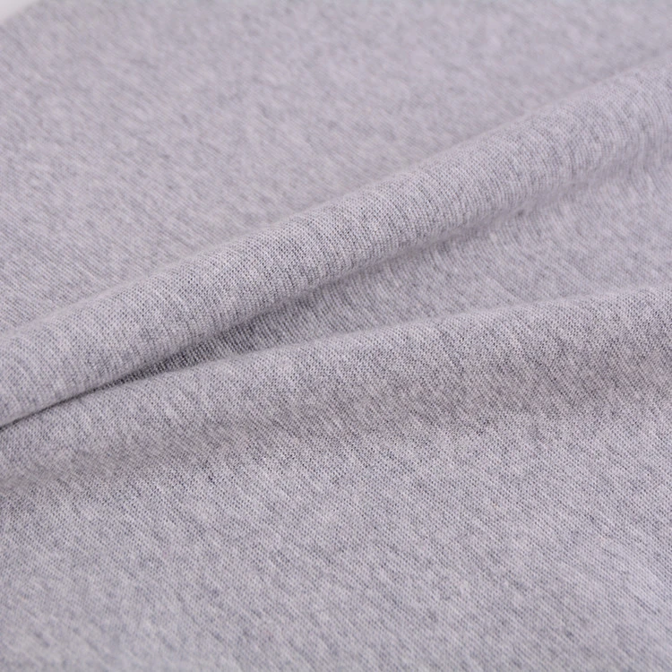 95 organic cotton 5 spandex knitted rib stretch comfortable interlock fabric for clothes