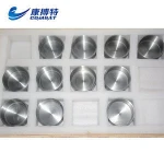 99.6% Polished Pure Titanium Melting Crucible high purity titanium crucible