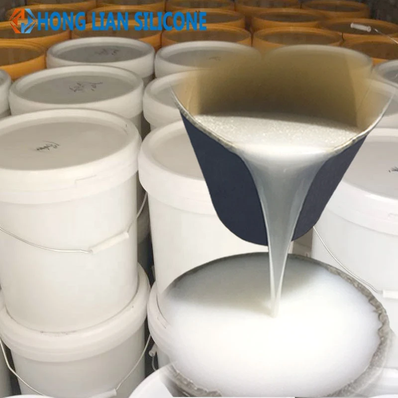 A+B rubber for silicone molds factory price liquid silicone rubber white color condensed cure liquid silicone