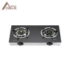 ABLE Home Appliance Tempered Glass 2 Burner Gas Stove / Gas Cooker / Gas Cooktop